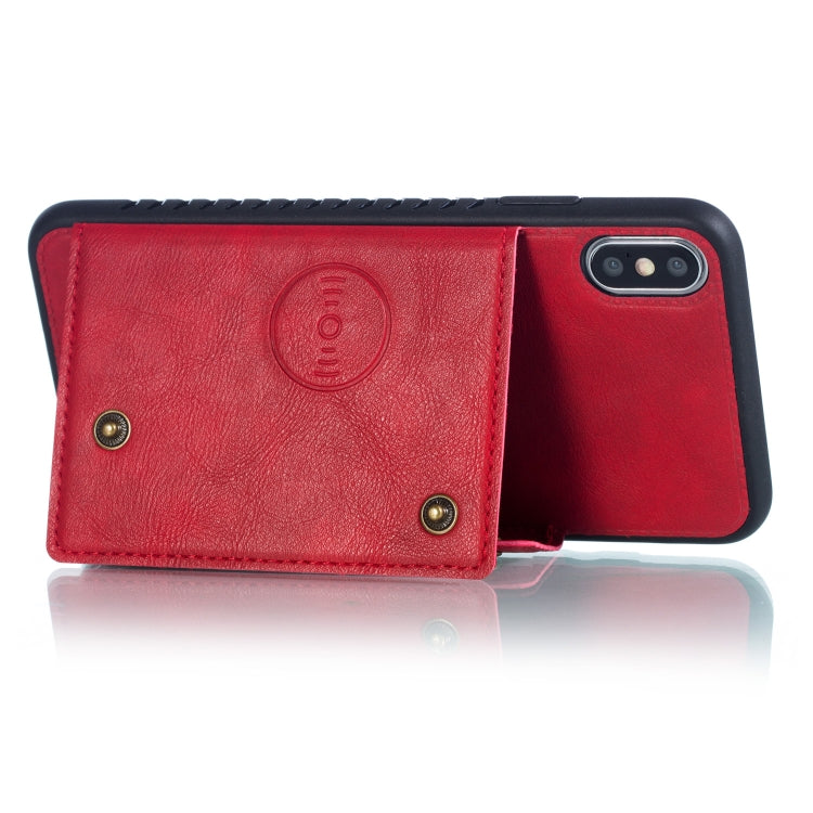 For iPhone XS Max Leather Protective Case