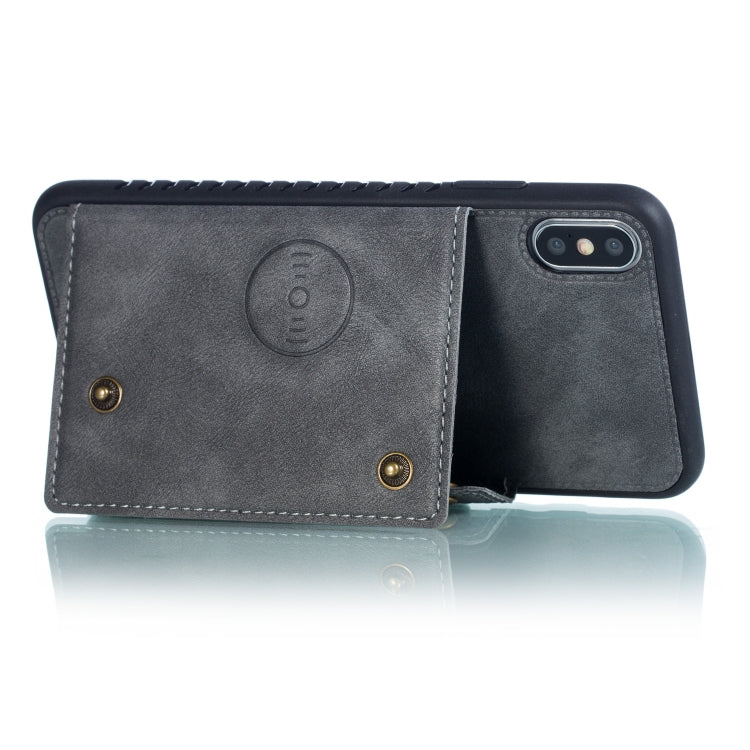 For iPhone XS Max Leather Protective Case