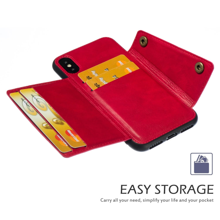 For iPhone X / XS Leather Protective Case