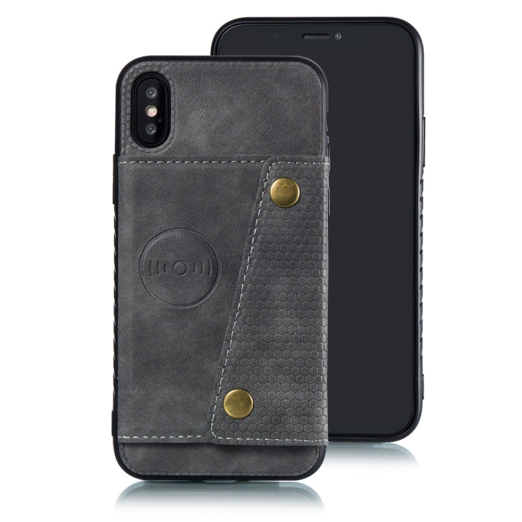 For iPhone X / XS Leather Protective Case