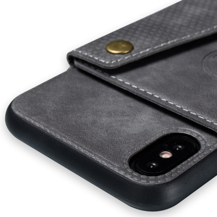 For iPhone X / XS Leather Protective Case