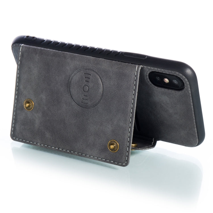 For iPhone X / XS Leather Protective Case