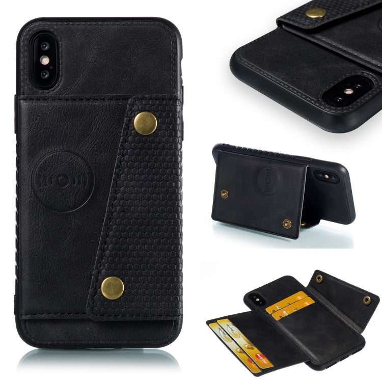 For iPhone X / XS Leather Protective Case