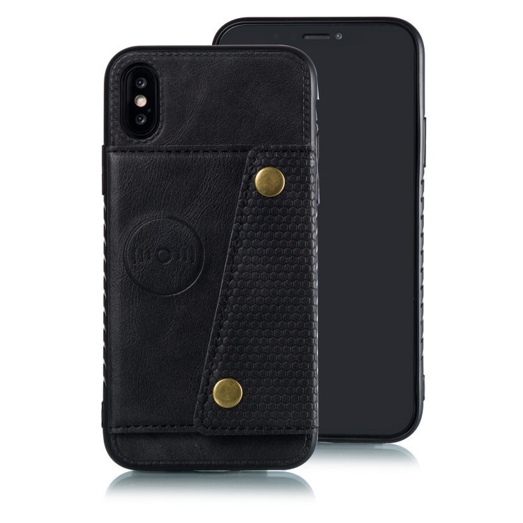 For iPhone X / XS Leather Protective Case