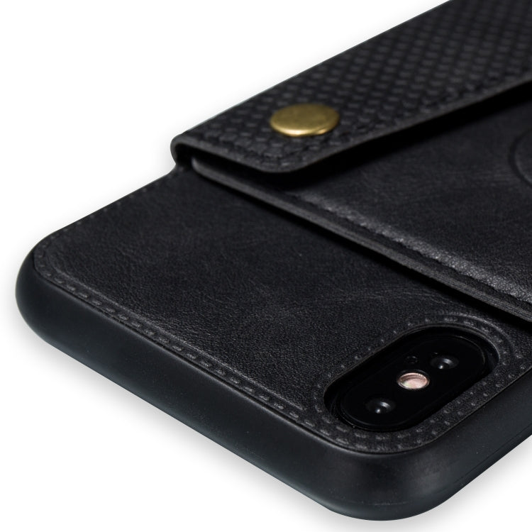 For iPhone X / XS Leather Protective Case