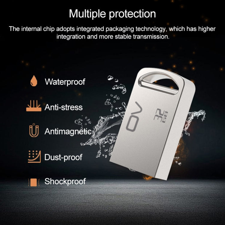 OV 32GB U-Coin Metal USB 2.0 Flash Disk