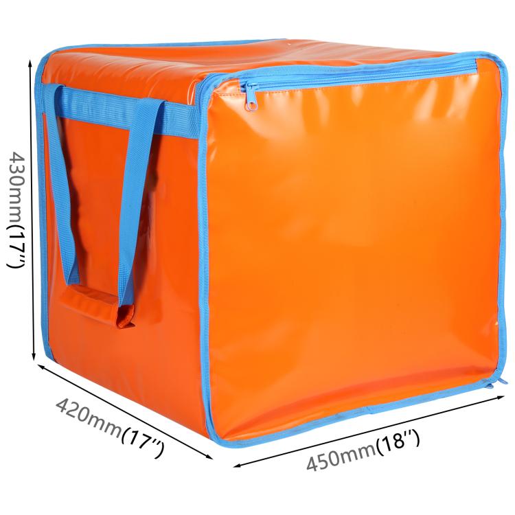 Dual-Layer Pizza / Food Delivery Carry Bag, Keep Hot / Cool, Size: 18L x 17W x 17H inch