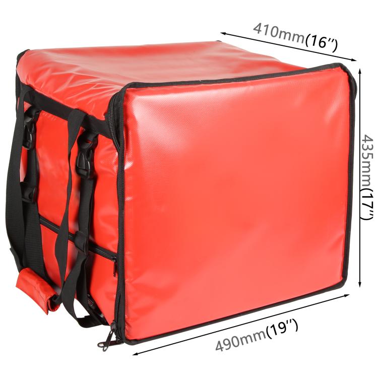 Front-opening Pizza / Food Delivery Backpack Carry Bag, Keep Hot / Cool, Size: 19L x 16W x 17H inch