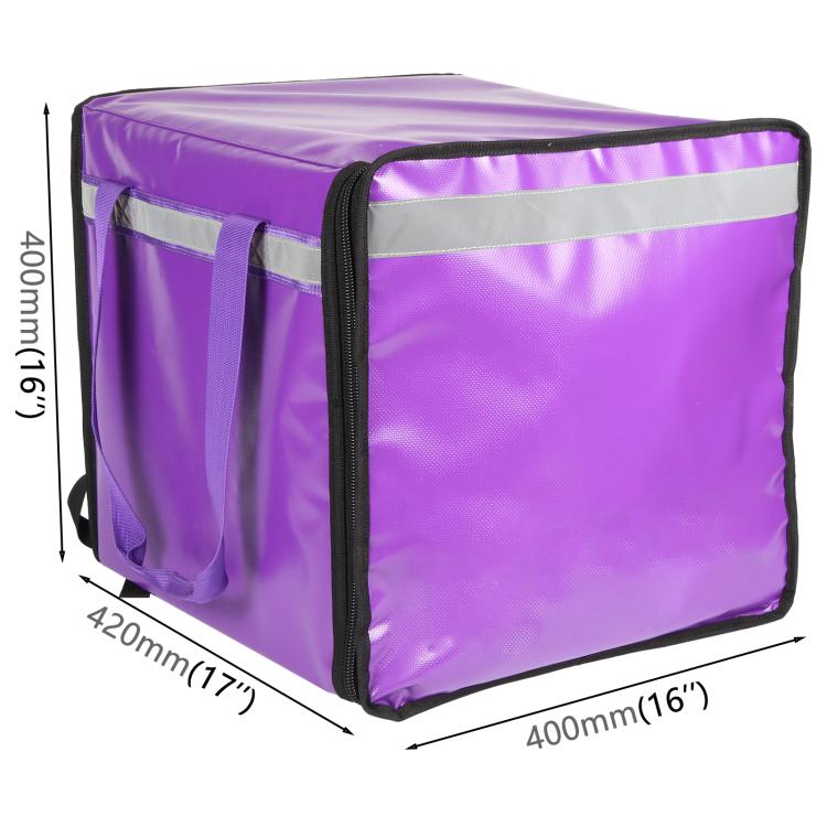 Pizza / Food Delivery Backpack Carry Bag, Keep Hot / Cool, Size: 16L x 17W x 16H inch