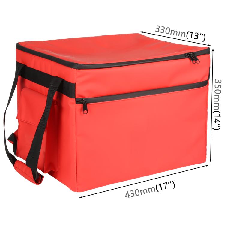 Pizza / Food Delivery Backpack Carry Bag, Keep Hot / Cool, Size: 17L x 13W x 14H inch