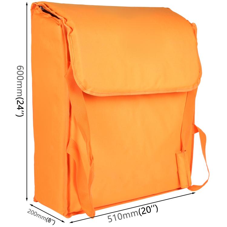 Pizza / Food Delivery Carry Bag, Keep Hot / Cool, Size: 20L x 8W x 24H inch