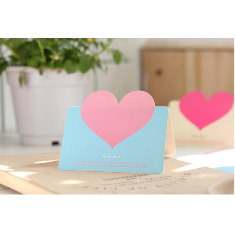 100 PCS Festival Creative Universal Love Heart Greeting Cards