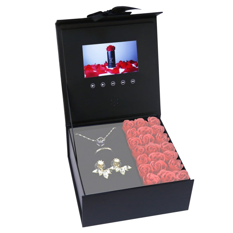 4.5 inch Piano Shape Electronic Gift Box with LCD Video Music Invitation Letter