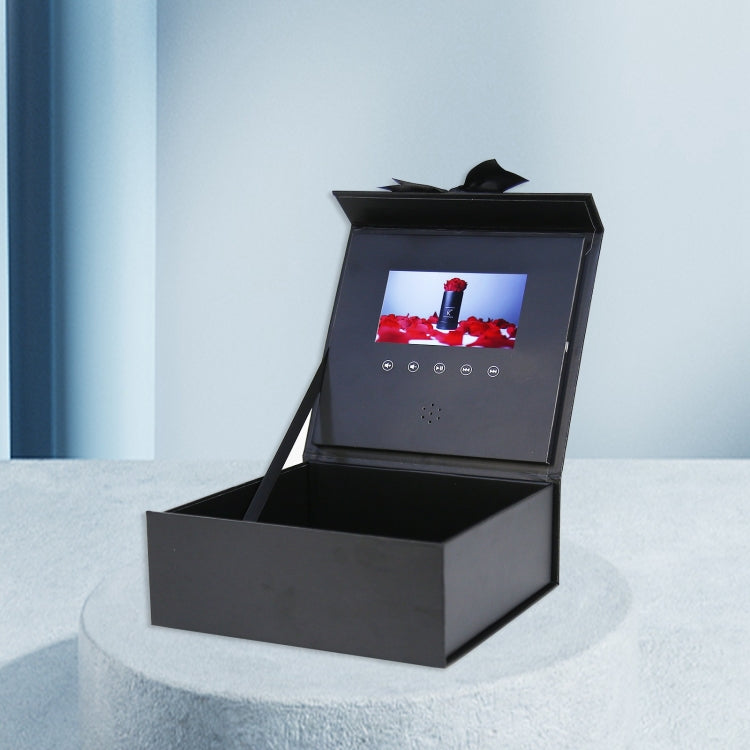 4.5 inch Piano Shape Electronic Gift Box with LCD Video Music Invitation Letter