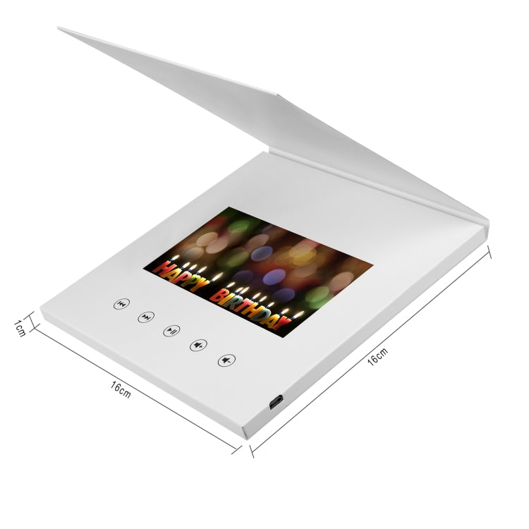 5 inch Video Greeting Card Auto Player HD LCD Video Music Invitation Letter Portable Advertising Player