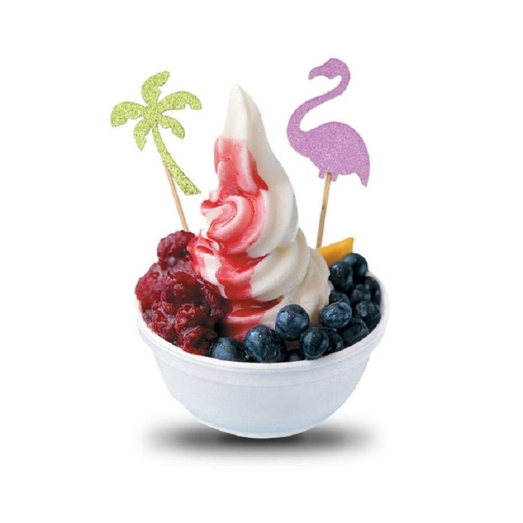 24pcs / 5 Pack Holiday Theme Party Cake Dessert Table Decoration Inserted Card