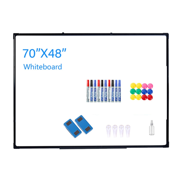 [US Warehouse] Portable Magnetic Message Writing Board Whiteboard Dry Erase Board, Size: 70 x 48 inch