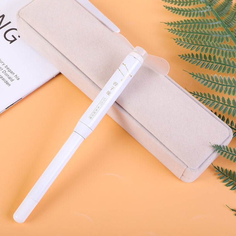 2 PCS 12 Constellation Fan Gel Pen 0.5