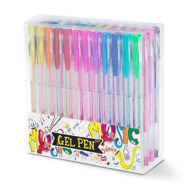 48 Color Flash Color Fluorescent Color Gel Pen Set