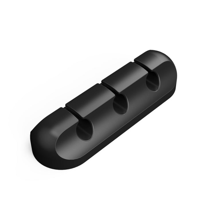 QS-357 3 Holes Desktop Charging Data Cable Organizer Winder