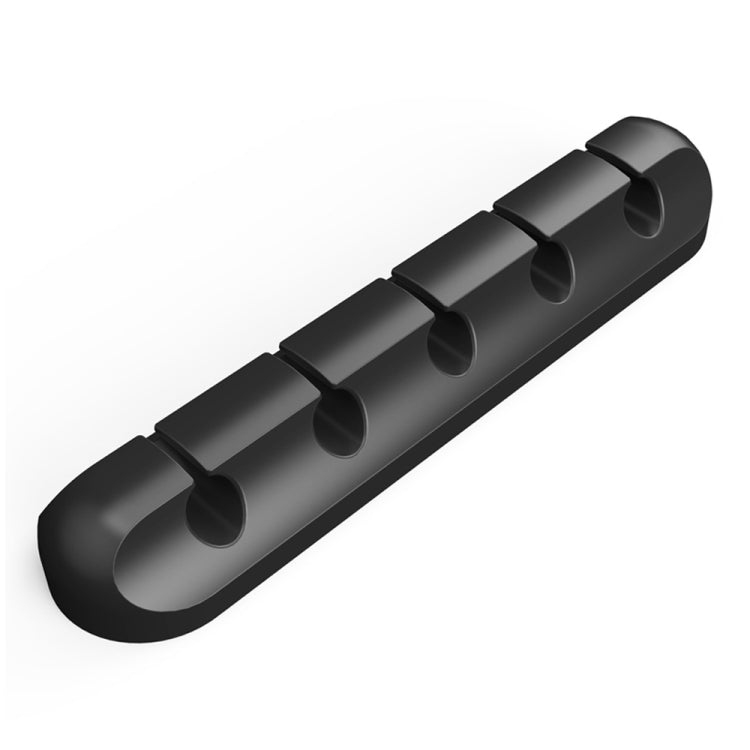 QS-357 5 Holes Desktop Charging Data Cable Organizer Winder