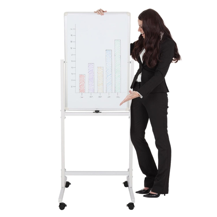 [US Warehouse] Vertical Mobile Double-sided Whiteboard, Size: 90x60cm