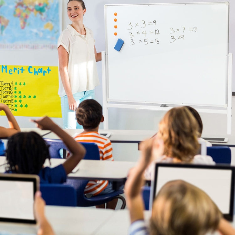 [US Warehouse] Horizontal Mobile Double-Sided Whiteboard, Size: 90x120cm