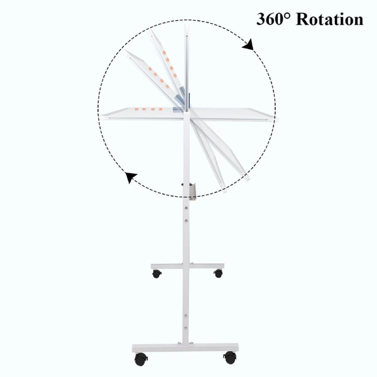 [US Warehouse] Horizontal Mobile Double-Sided Whiteboard, Size: 90x120cm