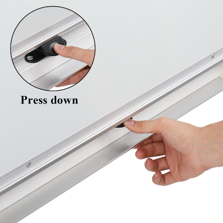 [US Warehouse] Horizontal Mobile Double-Sided Whiteboard, Size: 90x120cm