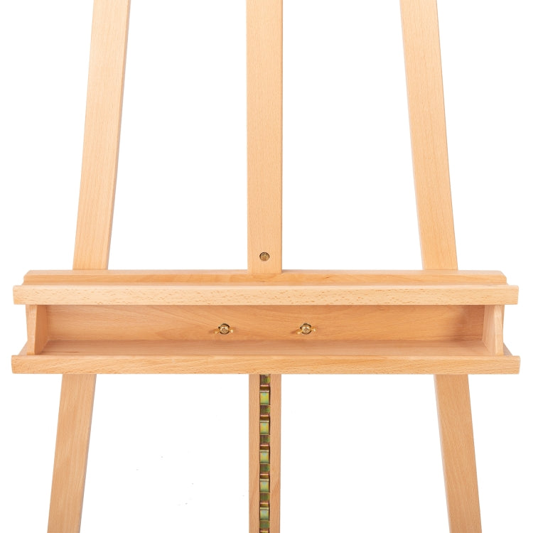 [US Warehouse] Forward Leaning Beech Easel, Size: 87.5x65x164-225cm