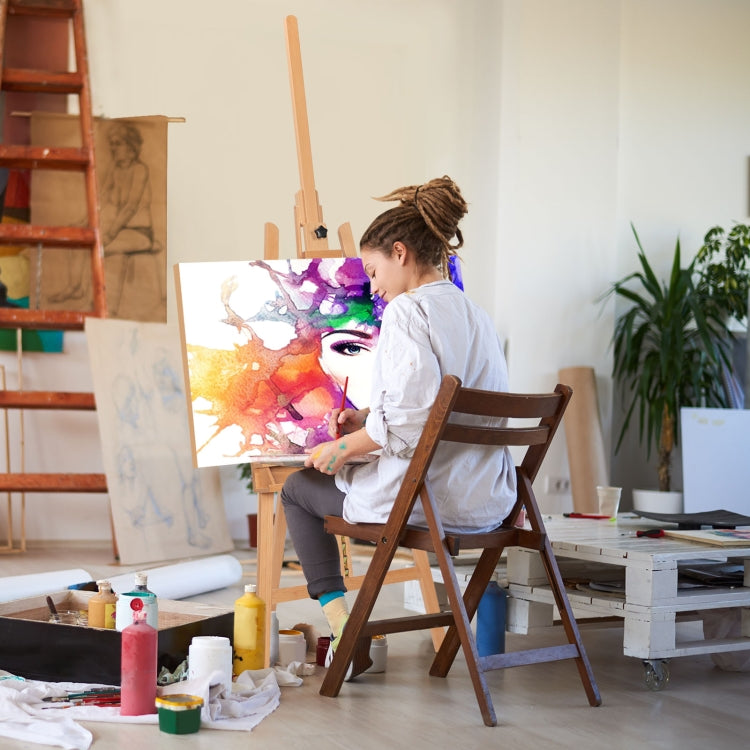 [US Warehouse] Forward Leaning Beech Easel, Size: 87.5x65x164-225cm