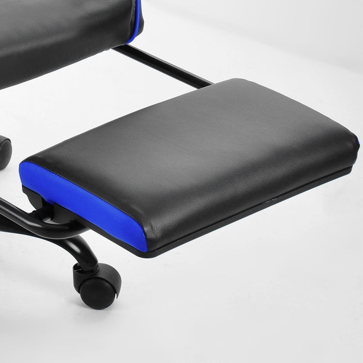 [JPN Warehouse] Wide Stripes Swivel Lift Chair Reclining Leisure Office Chair Game Chair with Armrests & Headrest & Casters & Foldable Pedals, Size: 66.5 x 50cm, Height Range: 116-123cm