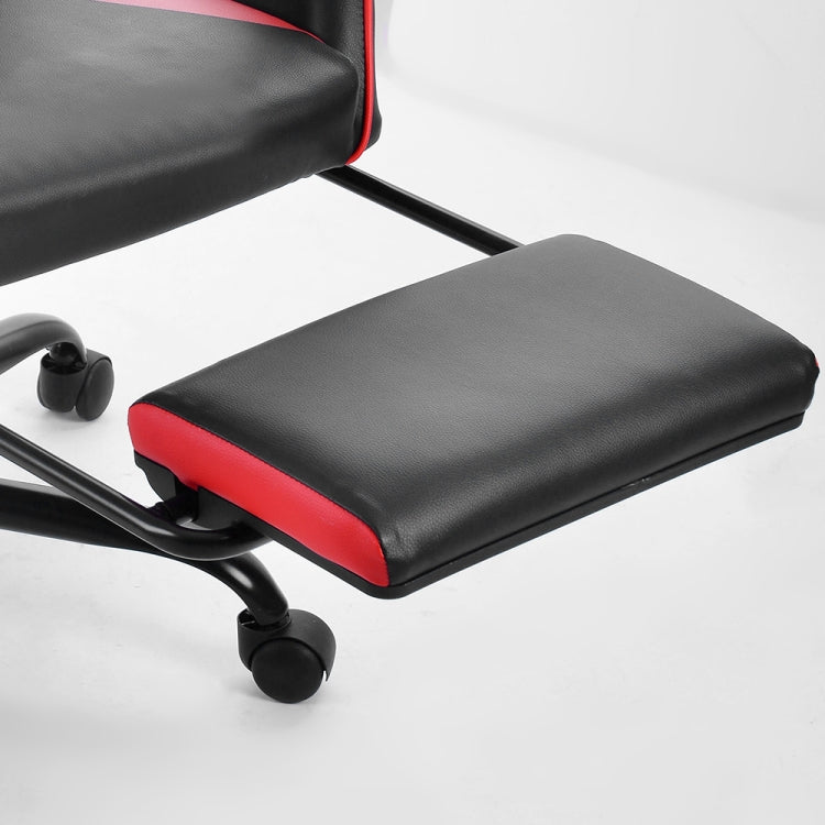 [JPN Warehouse] Wide Stripes Swivel Lift Chair Reclining Leisure Office Chair Game Chair with Armrests & Headrest & Casters & Foldable Pedals, Size: 66.5 x 50cm, Height Range: 116-123cm