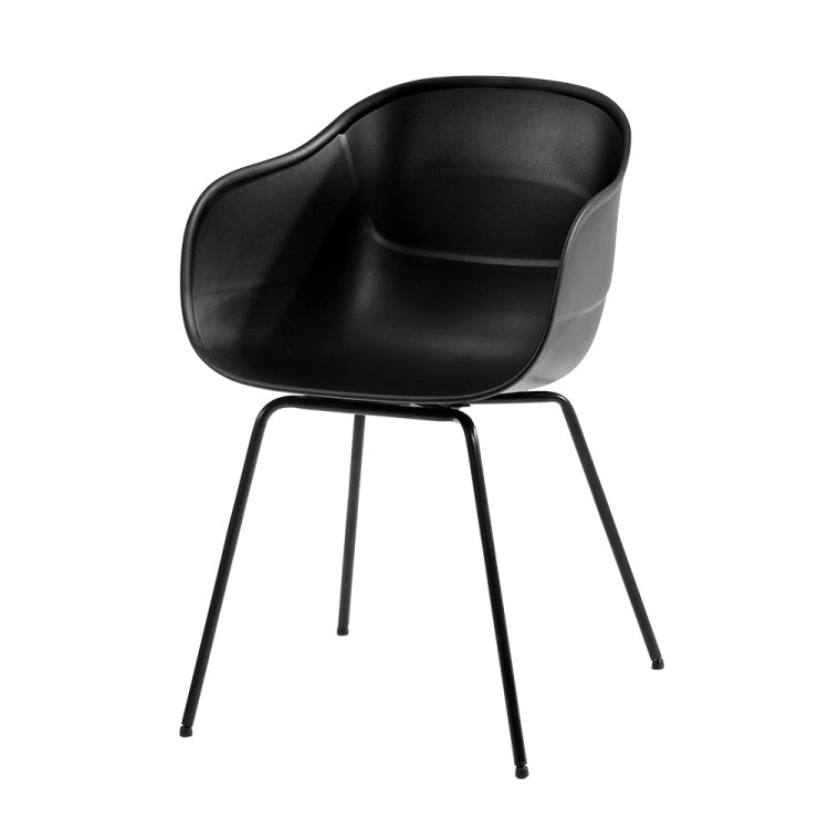 [JPN Warehouse] Shell Shape Plastic Chairs Office Home Dining Table Cafe Lounge Chairs, Size: 79 x 40 x 38cm