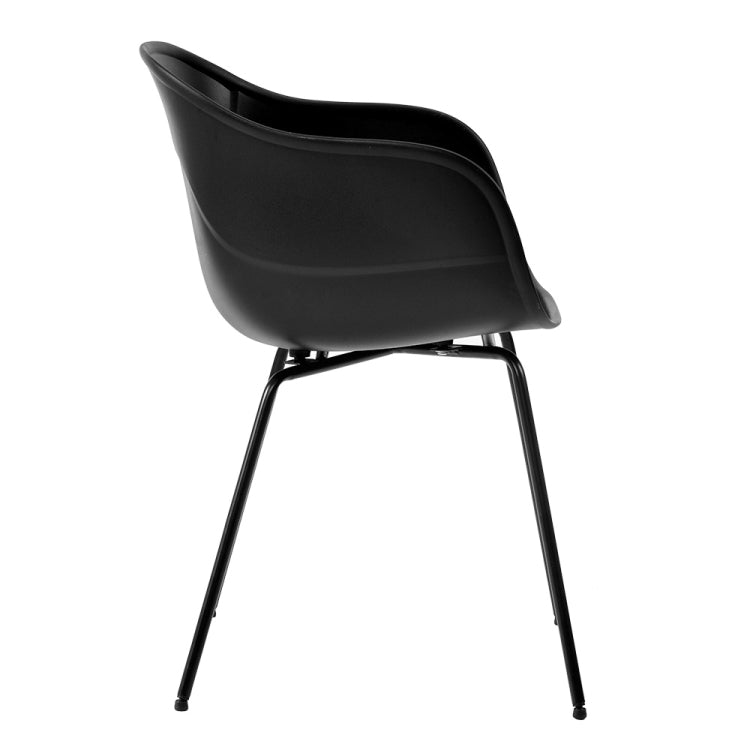 [JPN Warehouse] Shell Shape Plastic Chairs Office Home Dining Table Cafe Lounge Chairs, Size: 79 x 40 x 38cm