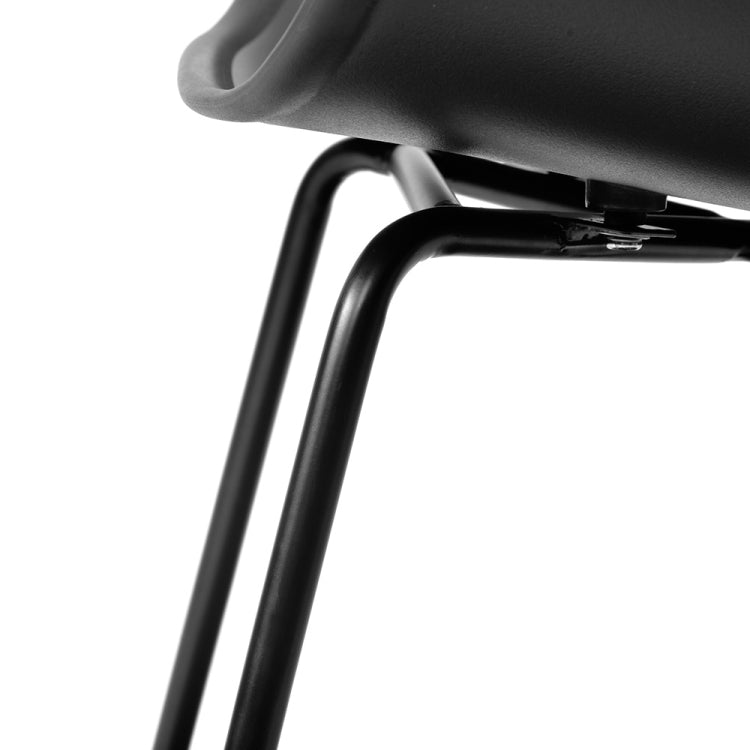 [JPN Warehouse] Shell Shape Plastic Chairs Office Home Dining Table Cafe Lounge Chairs, Size: 79 x 40 x 38cm