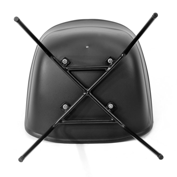 [JPN Warehouse] Shell Shape Plastic Chairs Office Home Dining Table Cafe Lounge Chairs, Size: 79 x 40 x 38cm