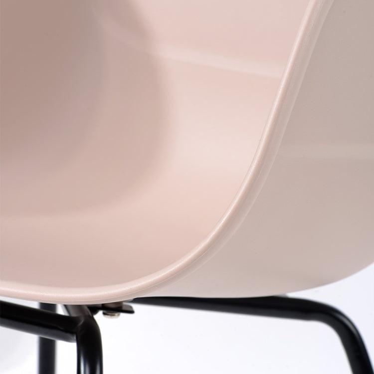 [JPN Warehouse] Shell Shape Plastic Chairs Office Home Dining Table Cafe Lounge Chairs, Size: 79 x 40 x 38cm