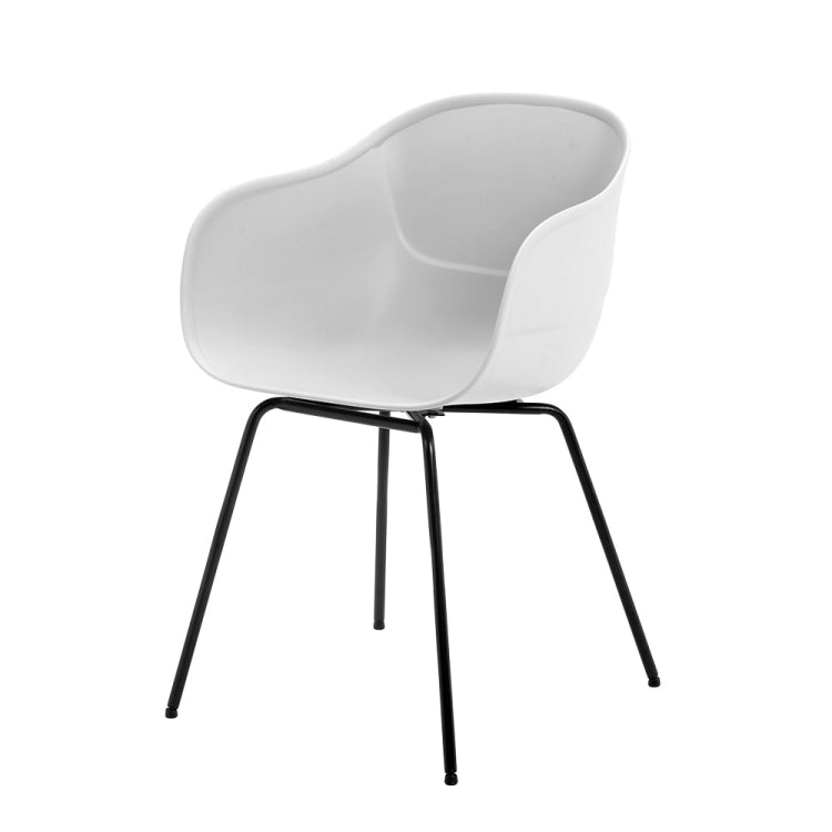 [JPN Warehouse] Shell Shape Plastic Chairs Office Home Dining Table Cafe Lounge Chairs, Size: 79 x 40 x 38cm