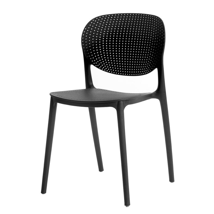 [JPN Warehouse] Free-assembly PP Waterproof Dining Chairs Office Home Leisure Chairs, Size: 81 x 43 x 42cm