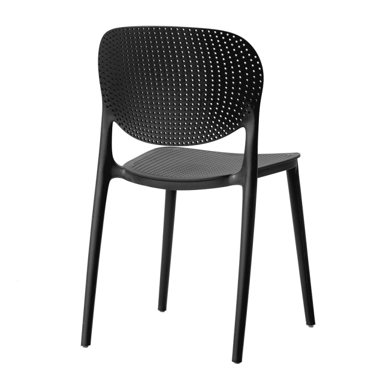 [JPN Warehouse] Free-assembly PP Waterproof Dining Chairs Office Home Leisure Chairs, Size: 81 x 43 x 42cm