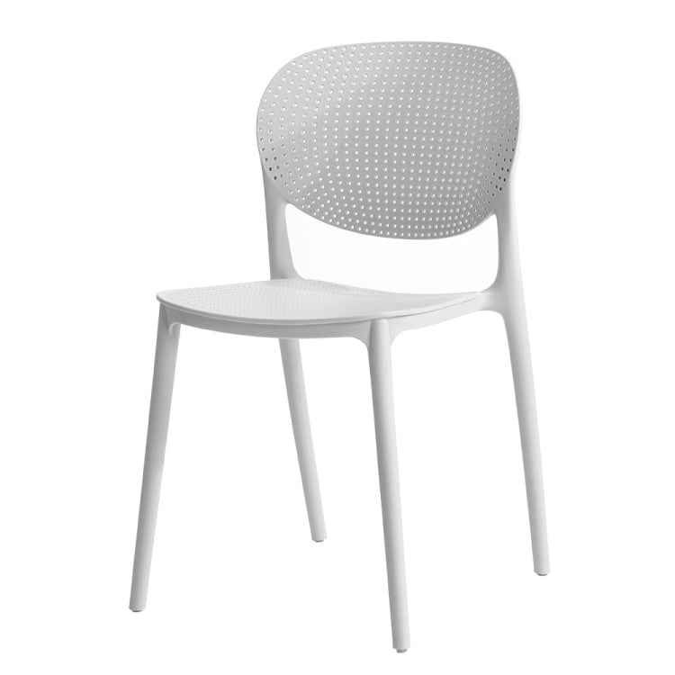 [JPN Warehouse] Free-assembly PP Waterproof Dining Chairs Office Home Leisure Chairs, Size: 81 x 43 x 42cm