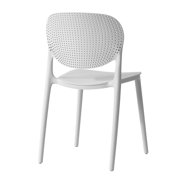 [JPN Warehouse] Free-assembly PP Waterproof Dining Chairs Office Home Leisure Chairs, Size: 81 x 43 x 42cm