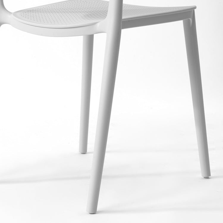 [JPN Warehouse] Free-assembly PP Waterproof Dining Chairs Office Home Leisure Chairs, Size: 81 x 43 x 42cm