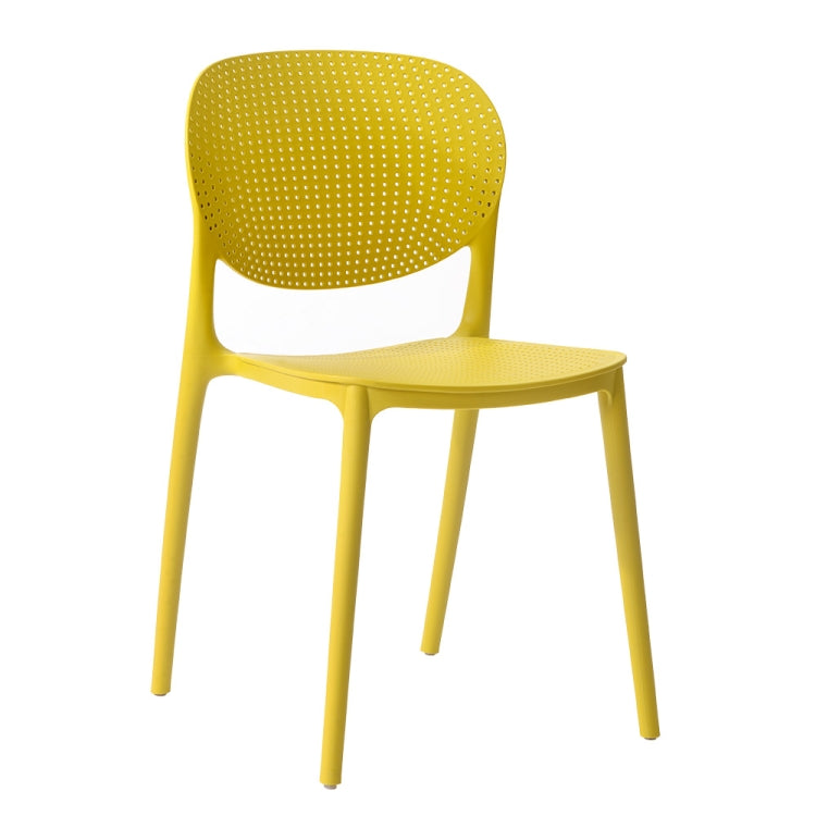 [JPN Warehouse] Free-assembly PP Waterproof Dining Chairs Office Home Leisure Chairs, Size: 81 x 43 x 42cm