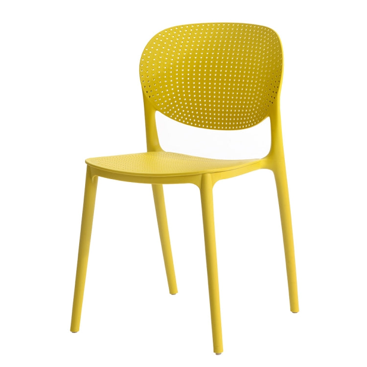 [JPN Warehouse] Free-assembly PP Waterproof Dining Chairs Office Home Leisure Chairs, Size: 81 x 43 x 42cm