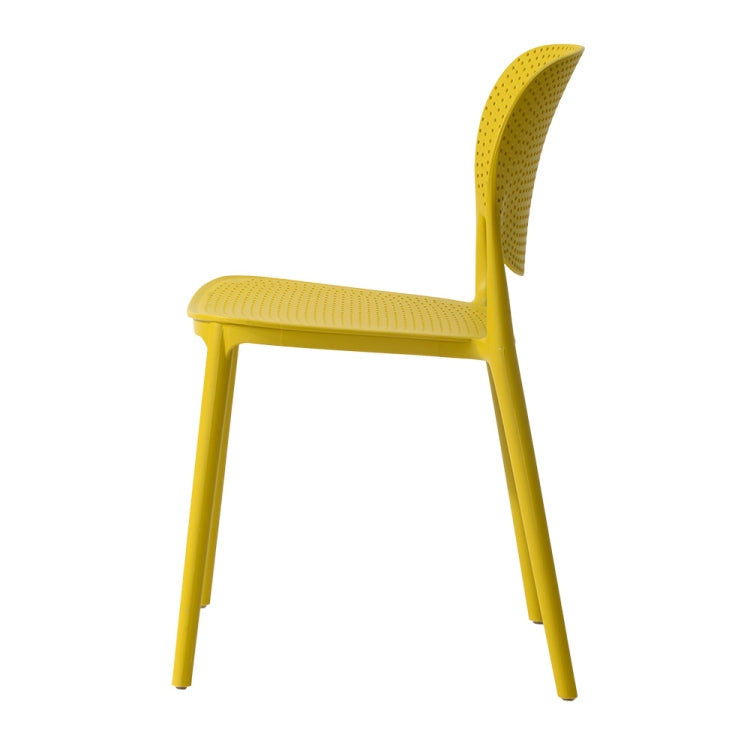 [JPN Warehouse] Free-assembly PP Waterproof Dining Chairs Office Home Leisure Chairs, Size: 81 x 43 x 42cm