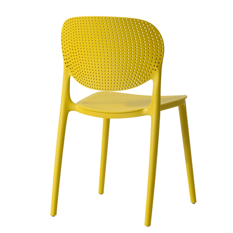 [JPN Warehouse] Free-assembly PP Waterproof Dining Chairs Office Home Leisure Chairs, Size: 81 x 43 x 42cm