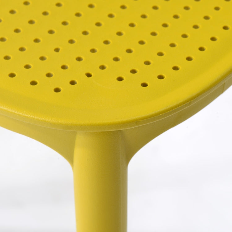[JPN Warehouse] Free-assembly PP Waterproof Dining Chairs Office Home Leisure Chairs, Size: 81 x 43 x 42cm