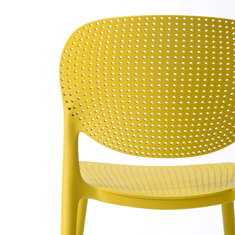 [JPN Warehouse] Free-assembly PP Waterproof Dining Chairs Office Home Leisure Chairs, Size: 81 x 43 x 42cm
